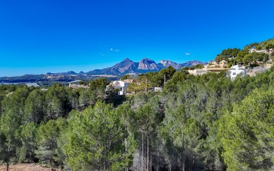 Parcela urbana en una Urbanización de Altea la Vella.