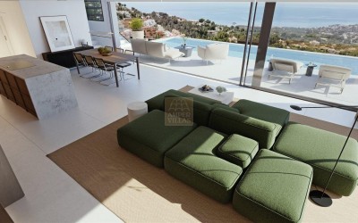 Villa de lujo con vistas panorámicas al mar Mediterráneo